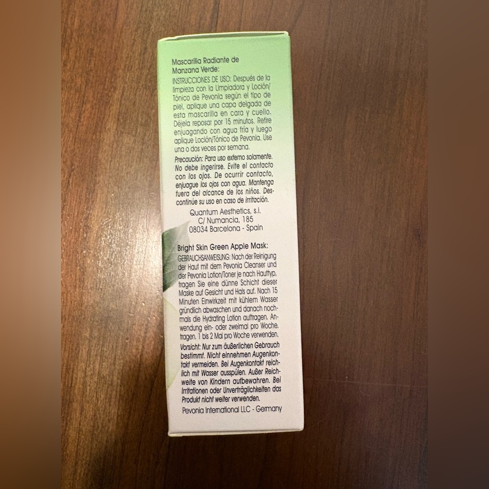 Pevonia Bright Skin Green Apple Mask - Picture 3 of 5
